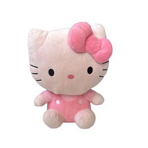 Hello Kitty Ty Baby Light Pink Plush Stuffed Animal